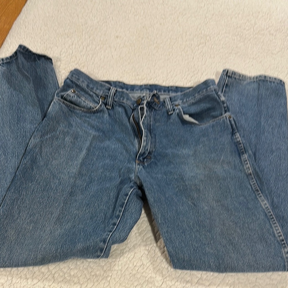 Wrangler Blue Relaxed Jeans Classic Denim